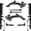 Front Complete Struts Lower Control Arms Tie Rods Links For Acura RDX 2013-2018