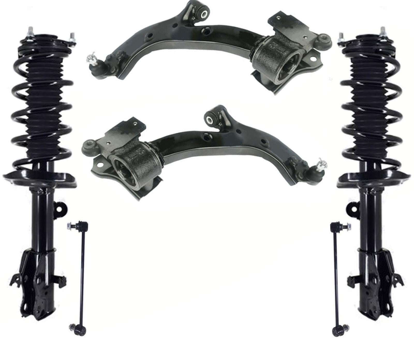 Front Complete Struts Lower Control Arms & Links For Acura RDX 2013-2018