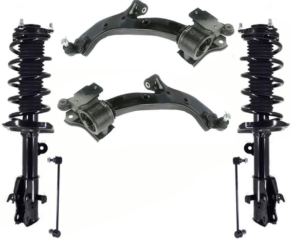 Front Complete Struts Lower Control Arms & Links For Acura RDX 2013-2018