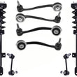 Front Complete Struts Links & Upper Control Arms For Hyundai Genesis 2009-2014