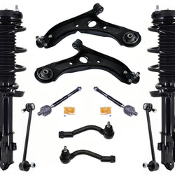 Front Struts Control Arms Tie Rods For Hyundai Tucson 16-18 Front Wheel Drive