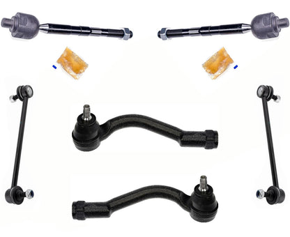 Front Inner & Outer Tie Rod & Link For Hyundai Tucson 16-2021 Front Wheel Drive - Photo 1