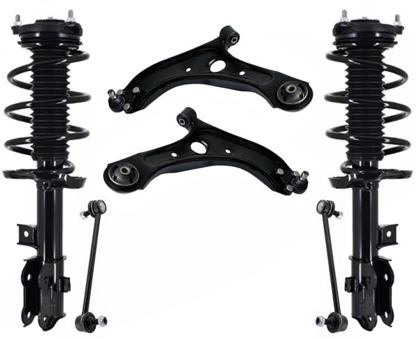Front Complete Struts Lower Control Arms & Links For 2019-2021 Hyundai Tucson