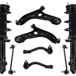 Front Struts Control Arms Outer Tie Rods & Links For 2019-2021 Hyundai Tucson