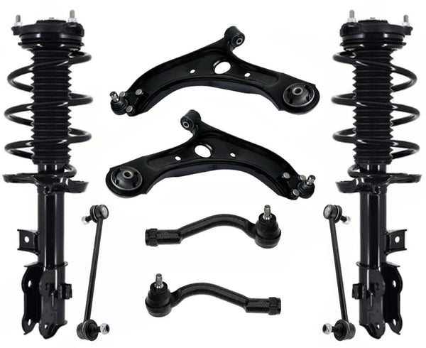 Front Struts Control Arms Outer Tie Rods & Links For 2019-2021 Hyundai Tucson