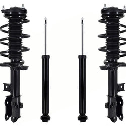 Front Complete Struts W/ Coil Springs Rear Shocks For Kia Sportage 17-19 EX LX