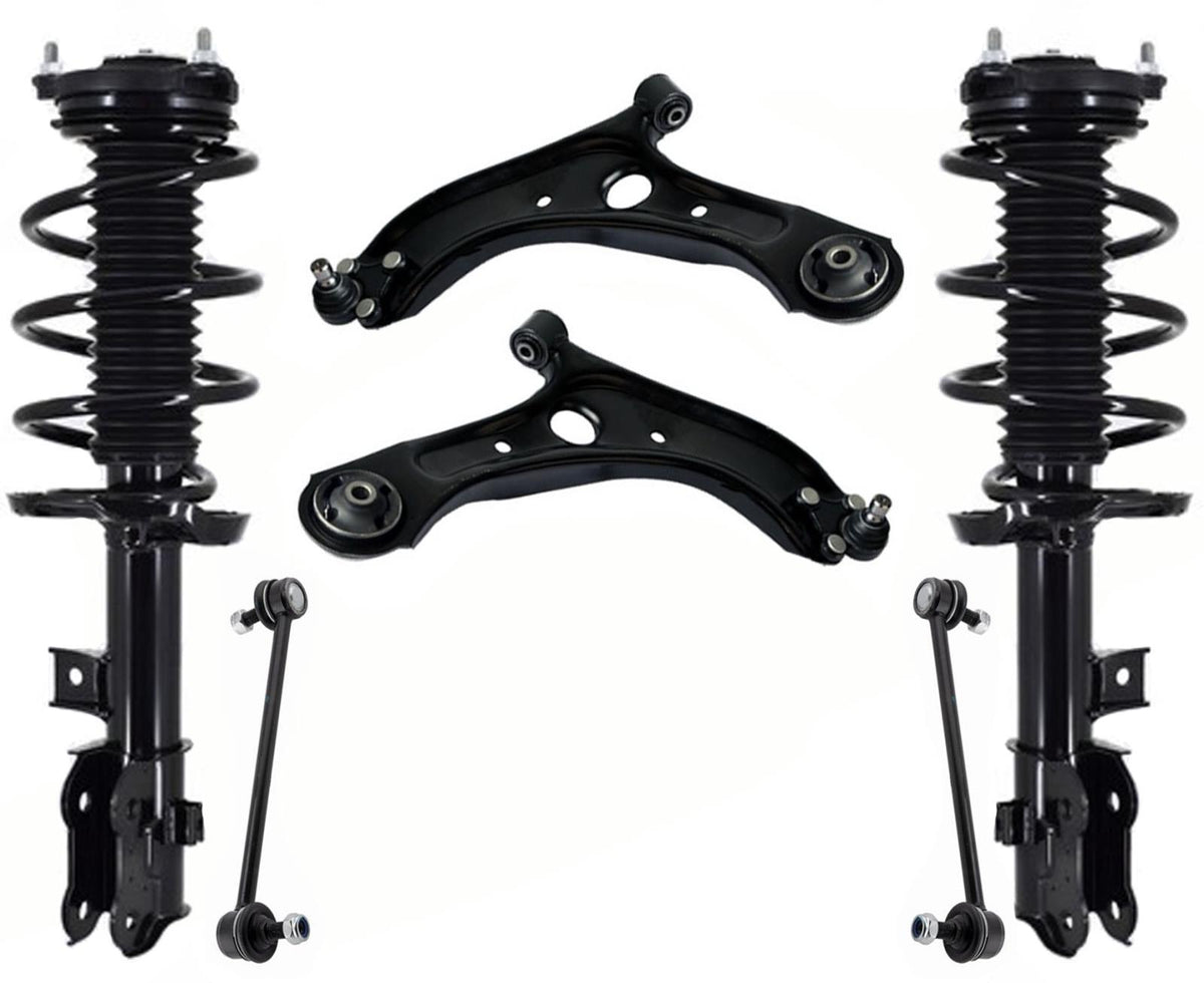 Front Struts Lower Arms Tie Rods & Link For Kia Sportage 2.0L AWD 2017-2022 - Photo 2