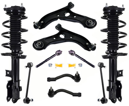Front Struts Lower Arms Tie Rods & Link For Kia Sportage 2.0L AWD 2017-2022 - Photo 1