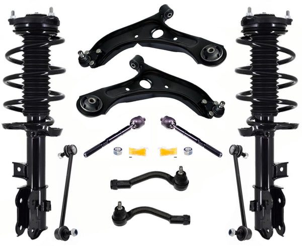 Front Struts Arms Tie Rods Link For Kia Sportage 17-19 SX Turbo All Wheel Drive