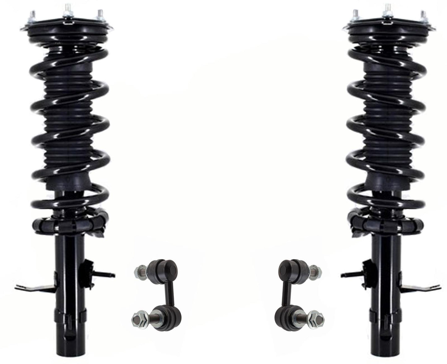 Front Complete Struts & Links For Infiniti M35 X All Wheel Drive 2006-2010