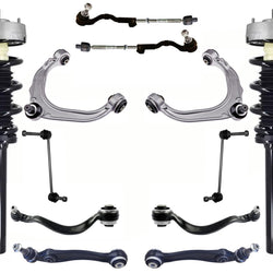 Front Struts Upper Lower Arms Links For BMW X5 xDrive50i All Wheel Drive 14-18