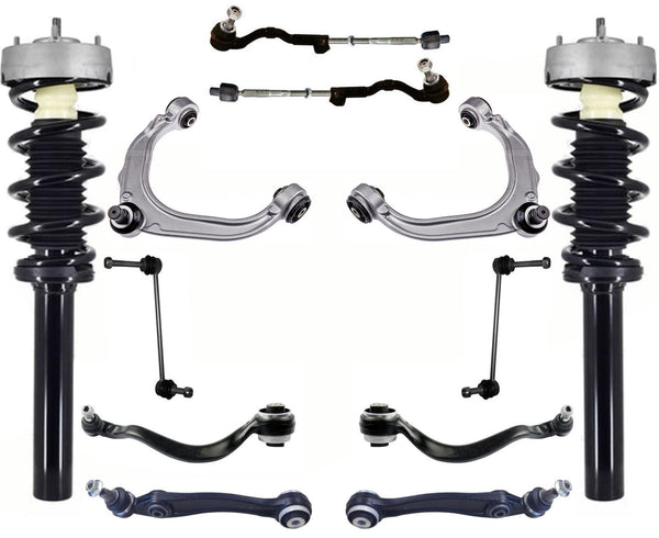 Front Struts Upper Lower Arms Links For BMW X5 xDrive50i All Wheel Drive 14-18