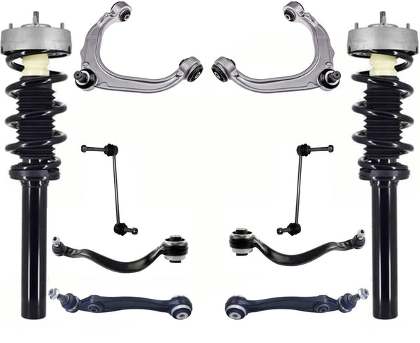 Front Struts Upper Lower Control Arms For X5 xDrive50i All Wheel Drive 2014-18
