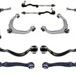 Front Upper Lower Control Arms Tie Rods Assembly & Links For BMW X6 2015-2019