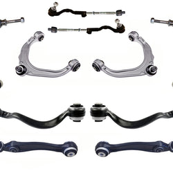 Front Upper Lower Control Arms Tie Rods Assembly & Links For BMW X6 2015-2019