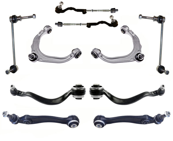 Front Upper Lower Control Arms Tie Rods Assembly & Links For BMW X6 2015-2019