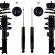 Front Complete Strut Assembly W Spring & Rear Shocks For Cadillac XTS 2013-2019