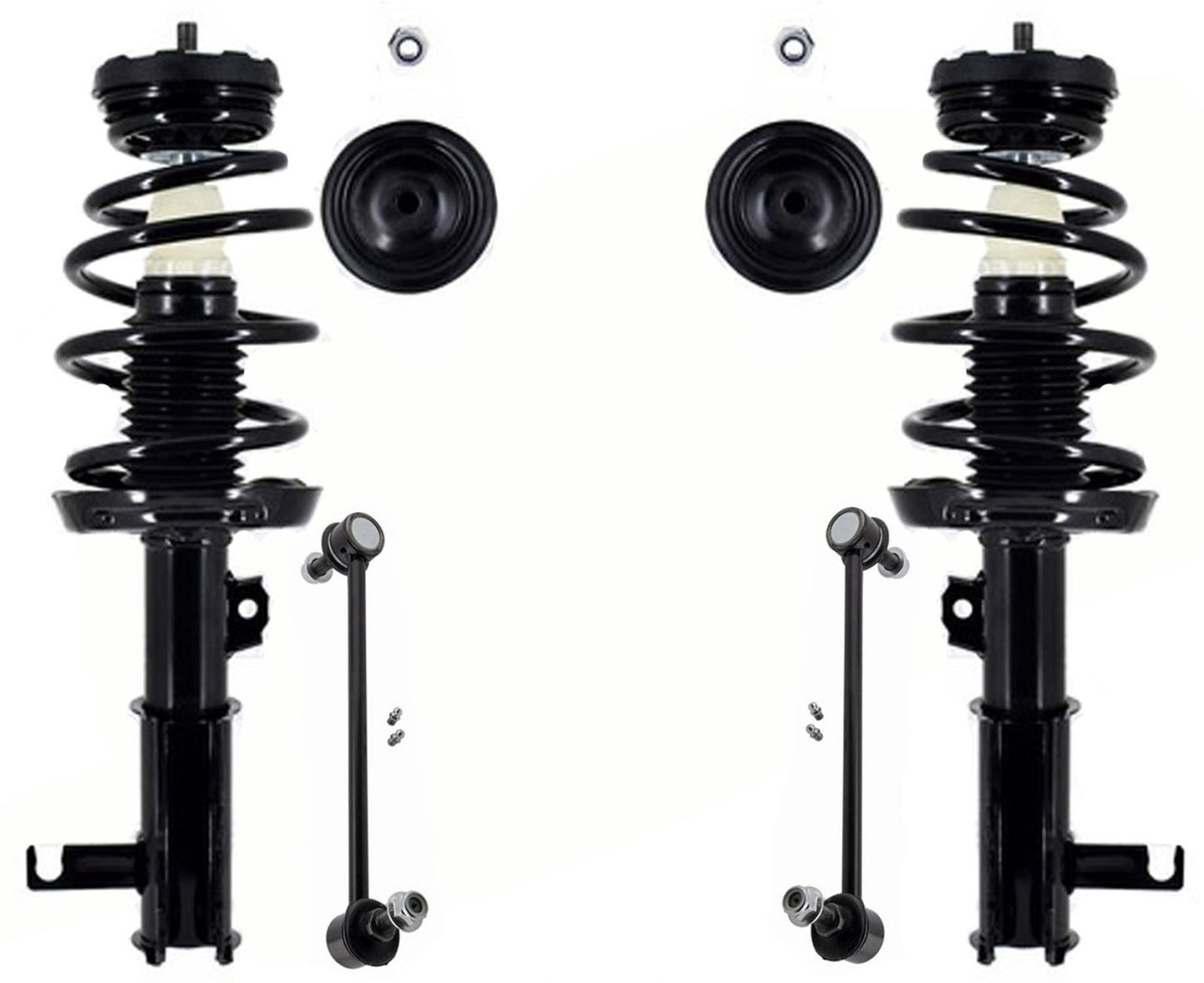 Front Left & Right Complete Struts Assembly & Links For Cadillac XTS 2013-2019