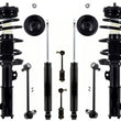 Front Complete Strut Assembly Rear Shocks & Links For Cadillac XTS 2013-2019