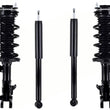 Front Complete Struts Assembly & Rear Shocks For Honda Civic SI Coupe 2012-2013