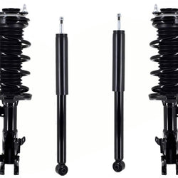 Front Complete Struts Assembly & Rear Shocks For Honda Civic SI Coupe 2012-2013