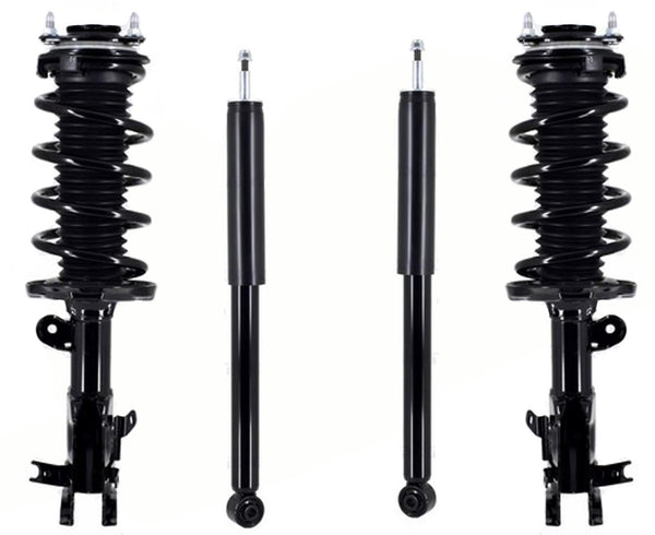 Front Complete Struts Assembly & Rear Shocks For Honda Civic SI Coupe 2012-2013