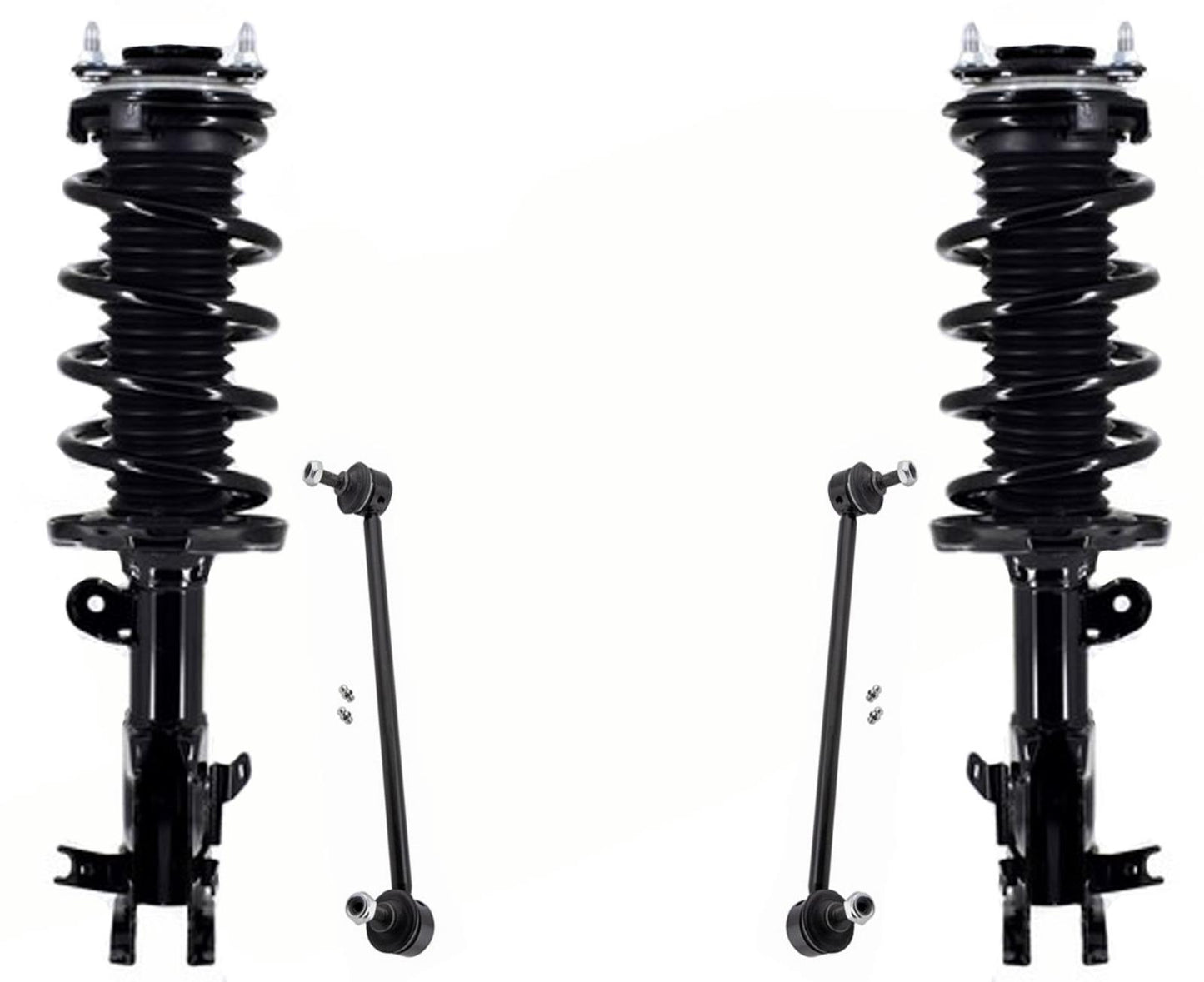 Front Complete Struts Assembly & Links For Honda Civic SI Coupe 2012-2013