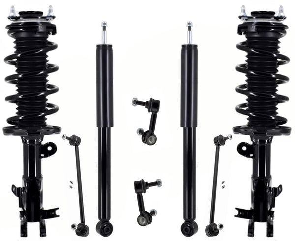 Front Complete Struts Rear Shocks & Links For Honda Civic SI Coupe 2012-2013