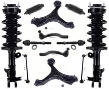 Front Complete Struts Lower Arms Tie Rods Links For Honda Civic SI Coupe 12-13