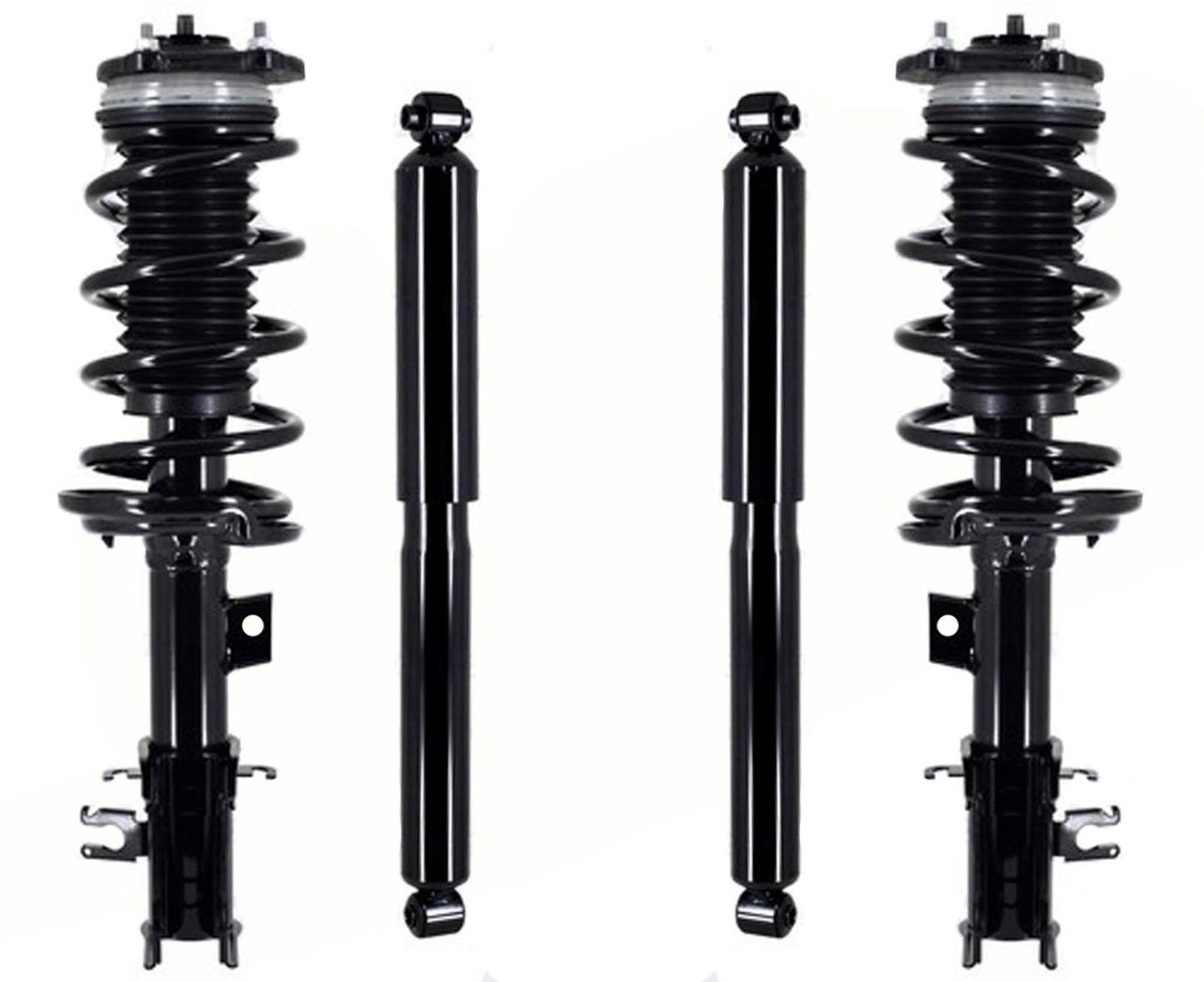 Front Complete Struts Assembly & Rear Shocks For 2015-2022 Ram Promaster City