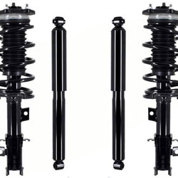 Conjunto de puntales delanteros completos y amortiguadores traseros para Ram Promaster City 2015-2022