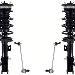 Front Complete Strut Assembly & Sway Bar Links For 2015-2022 Ram Promaster City