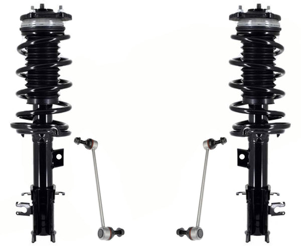 Front Complete Strut Assembly & Sway Bar Links For 2015-2022 Ram Promaster City