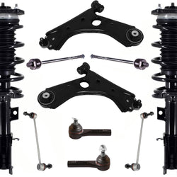 Front Struts Lower Arms Tie Rods & Links For 2015-2022 Ram Promaster City