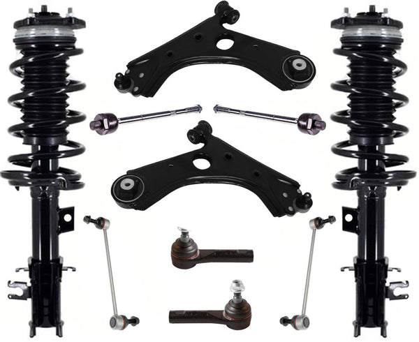 Front Struts Lower Arms Tie Rods & Links For 2015-2022 Ram Promaster City