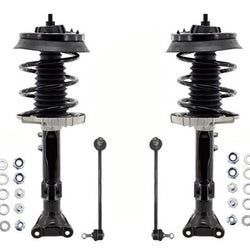 Front Complete Spring Struts & Sway Bar Links for Mercedes-Benz C230 2002-2005