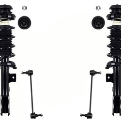 Front Complete Struts Assembly W Coil Spring & Links For Nissan Kicks 2018-2024