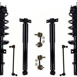 Front Complete Struts Rear Shocks & Sway Bar Links For Honda Odyssey 2018-2024