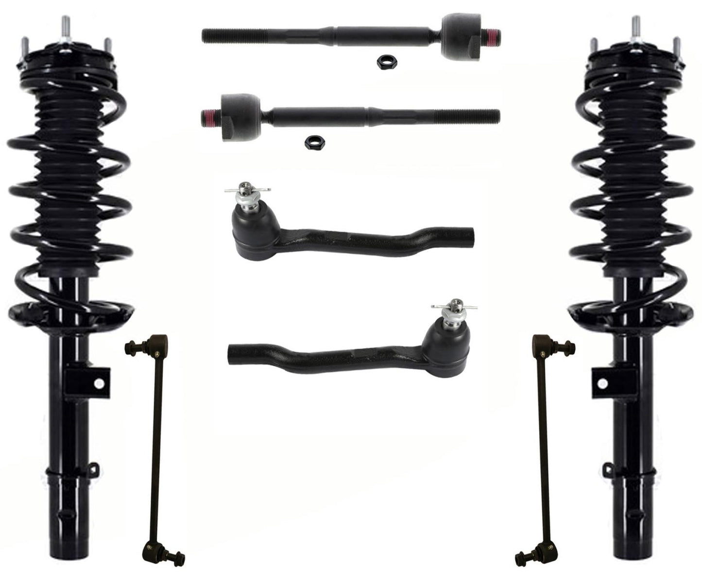 Varillas de amarre internas de enlaces delanteros completos delanteros para Honda Odyssey 2018-2022