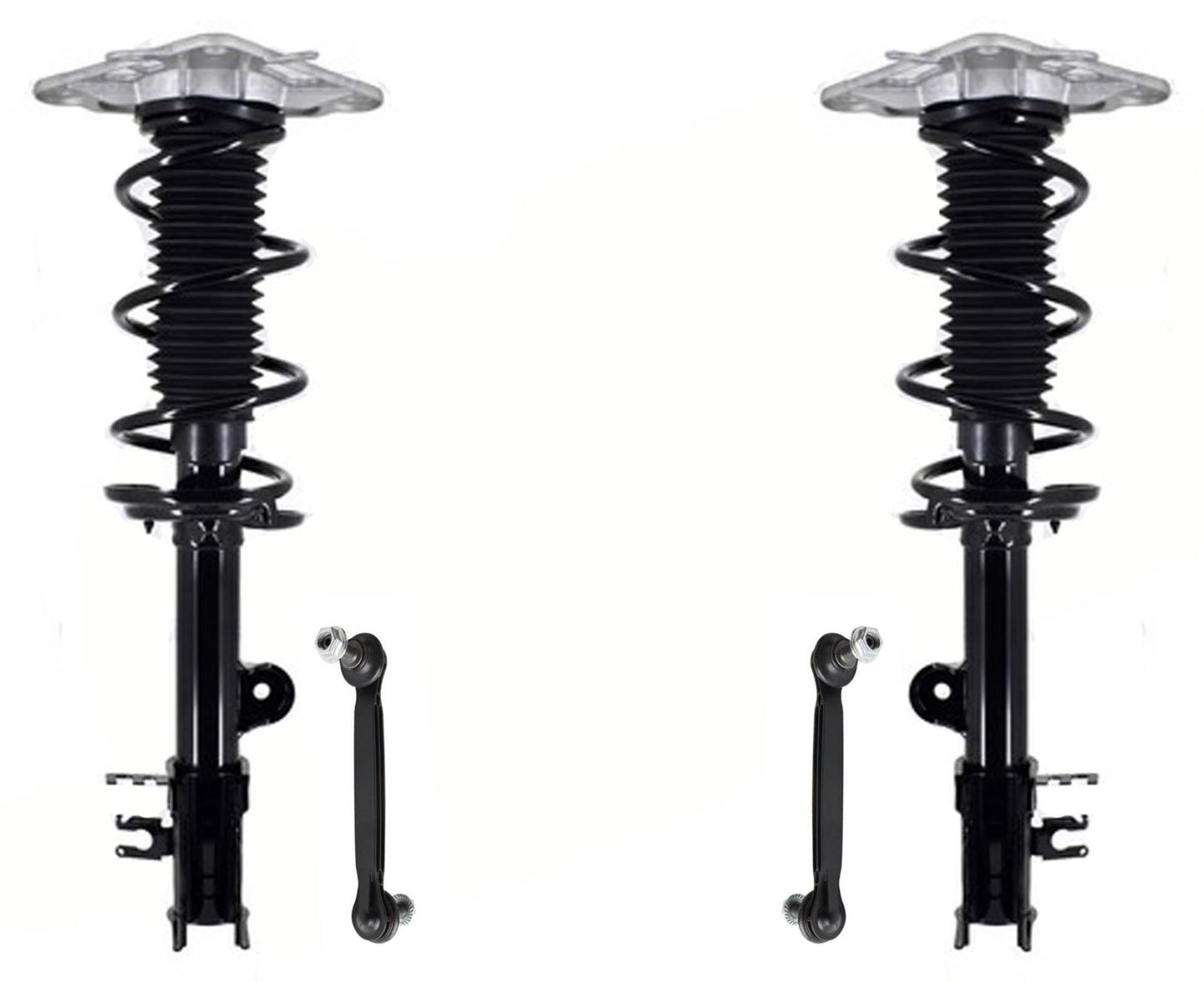 Rear Complete Struts Assembly & Links For Jeep Renegade 15-2023 All Wheel Drive