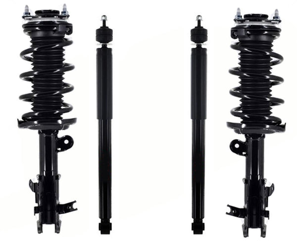 Front Complete Struts Assembly & Rear Shocks For Acura ILX Base 2.4L 2013-2015