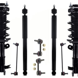 Front Complete Struts Rear Shocks & Links For Acura ILX Base 2.4L 2013-2015