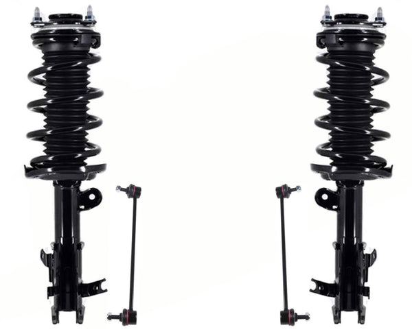 Front Complete Struts & Sway Bar Links For Acura ILX Base 2.4L 2013-2015