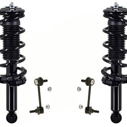 Rear Complete Struts and Sway Bar Links For Subaru Impreza 2017-2019