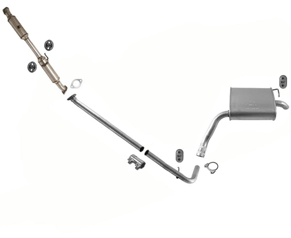 Catalytic Converter Extension Pipe Rear Muffler for 11-14 Hyundai Sonata 2.0L