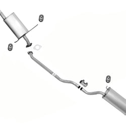 Abrazaderas de juntas de silenciador y tubos del sistema de escape para Hyundai Santa Fe 2.4L 01-04