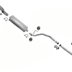 Muffler Exhaust System For Toyota Tacoma 2.4L 1999-2004 W/ 103 Inch Wheelbase