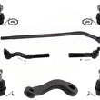 Front 8Pc Kit Ball Joints Tie Rod Arm To Steering For Jeep Wrangler 2007-2017