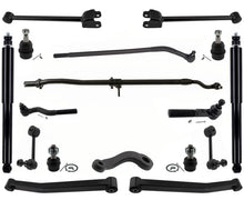 Kit de brazo de control superior e inferior delantero y amortiguadores de 17 piezas para Jeep Wrangler 2007-2017