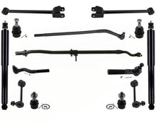 For 2007-2017 Jeep Wrangler Front Shocks Upper Arms Ball Joints Tie Rods Links